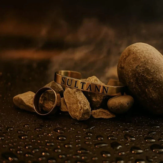 Engraved Name Kara + Free Ring