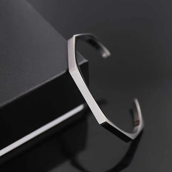 Hexagon Cuff Kara For Men