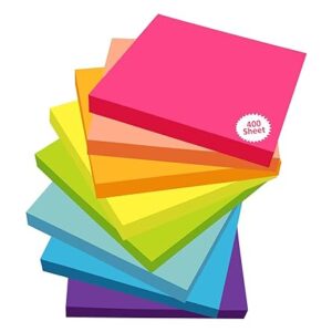 OFIXO reative Colorful 400 Sheets Memo Pad Note N Times Post Note Paper Free Stickers Post Sticky Notes Stationary.